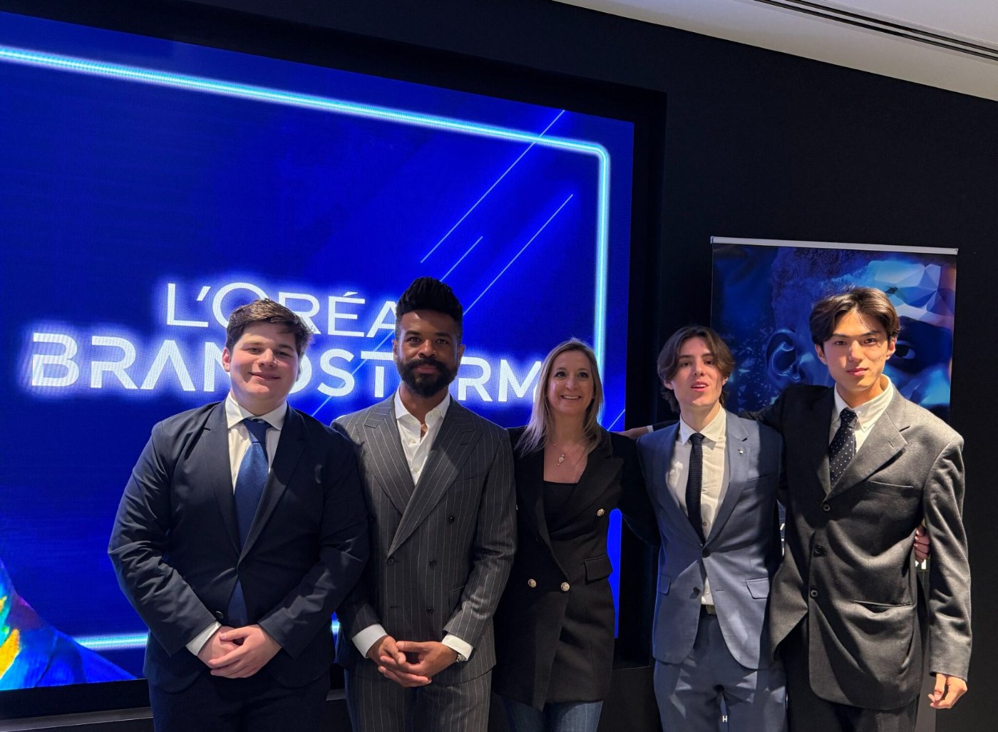 LooksMax team with the L'Oréal jury at the Brandstorm 2025 US finals